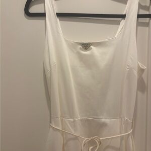 Stunning Prada White Sleeveless Dress jumper sz 6